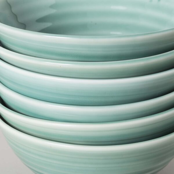 Aquamarine Cereal Bowl Feature Mud Ireland Handcrafted Irish Pottery Ceramics