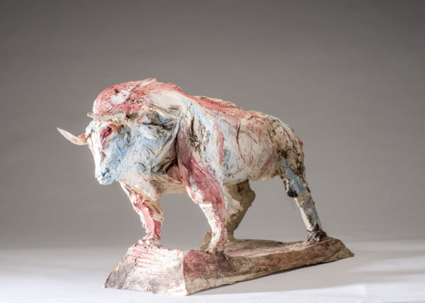 Mud Ireland Pottery Bull Sculpture