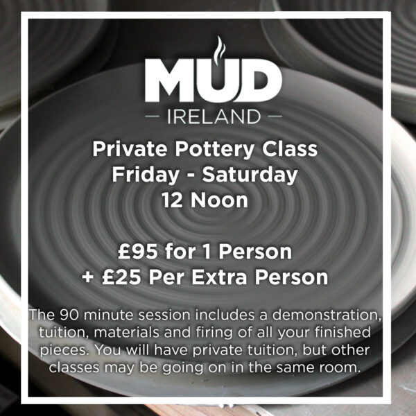 Mud Ireland Private Pottery Class 2024 Northern Ireland Ceramics Potter's Wheel Pottery Wheel
