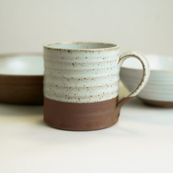 Mud Ireland Pottery Northern Ireland Handcrafted Ceramics Speckle Collection Speckle well done