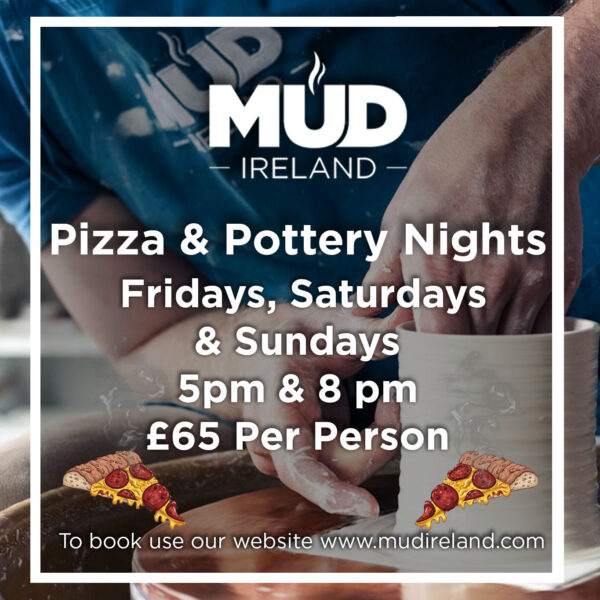 Mud Ireland Pizza Pottery Night Northern Ireland Pottery Class workshop potters wheel
