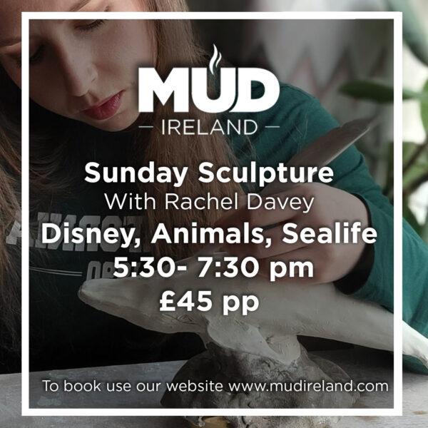 Sunday Sculpture at Mud Ireland Pottery Handbuilding Pottery Workshop Northern Ireland